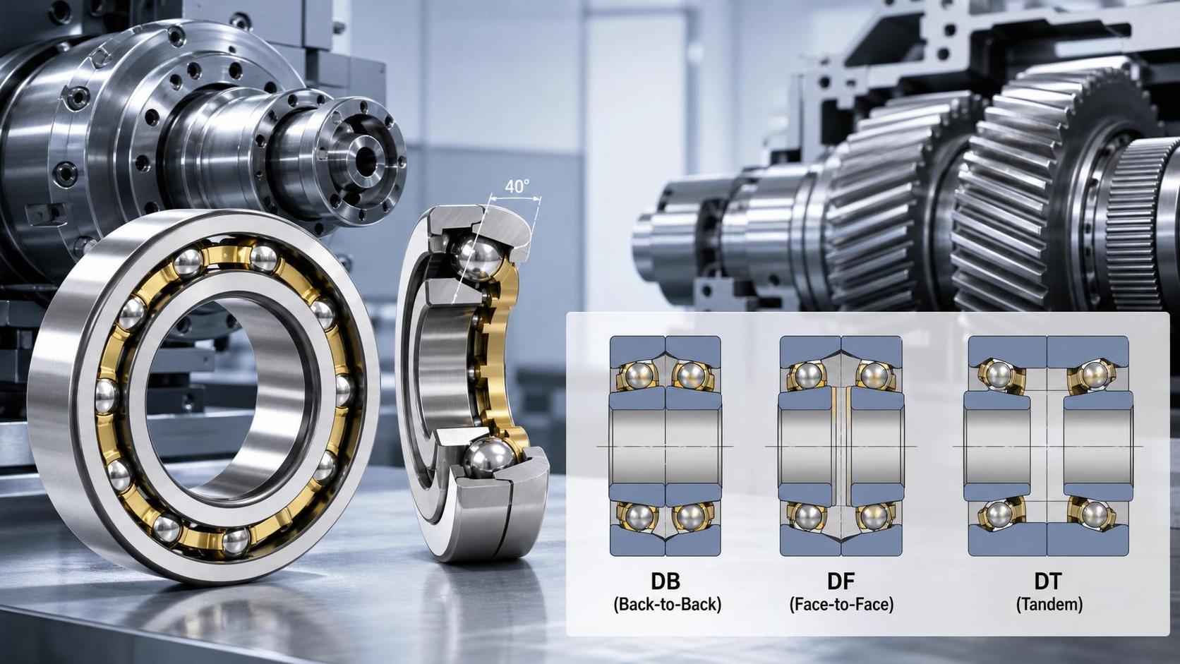 FAG 7226-B-MP Angular Contact Ball Bearing: Contact Angle and Pairing Options Explained FAG 7226-B-MP Angular Contact Ball Bearing: Contact Angle and Pairing Options Explained
