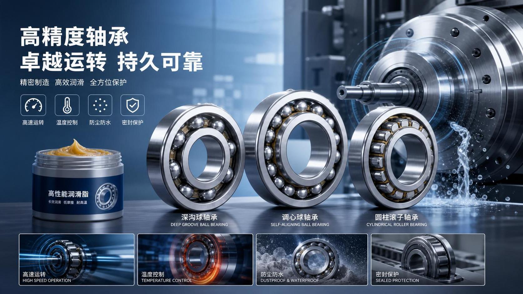 Bearing Grease Selection Guide: Speed, Temperature, and Contamination Factors Bearing Grease Selection Guide: Speed, Temperature, and Contamination Factors
