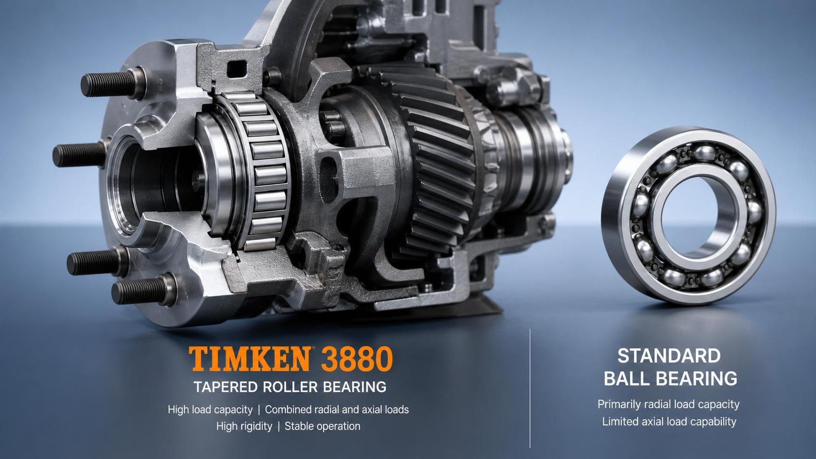When TIMKEN 3880 Is Better Than a Ball Bearing When TIMKEN 3880 Is Better Than a Ball Bearing