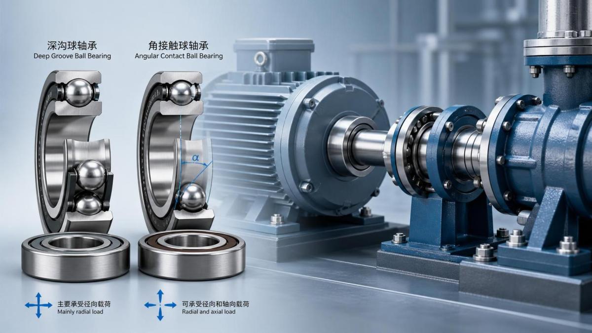 Deep Groove Ball Bearing vs Angular Contact Bearing Deep Groove Ball Bearing vs Angular Contact Bearing