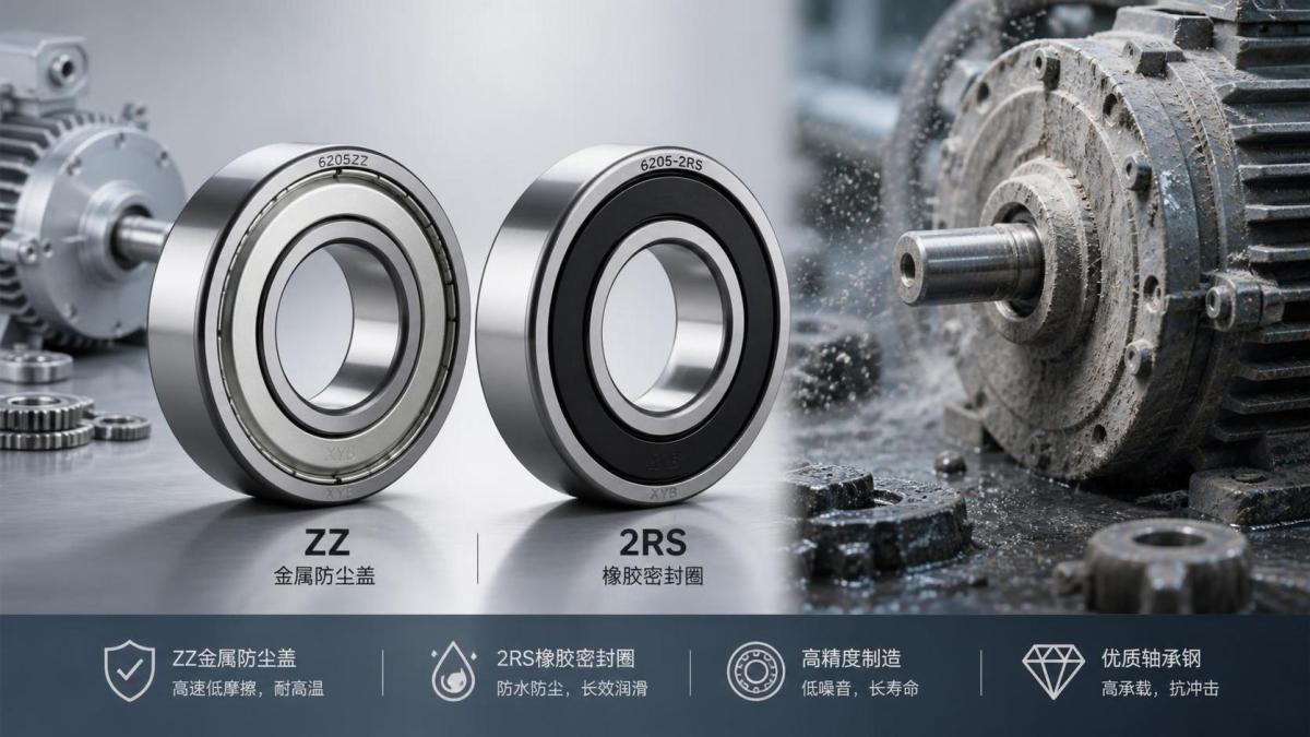 ZZ vs 2RS Deep Groove Ball Bearings ZZ vs 2RS Deep Groove Ball Bearings