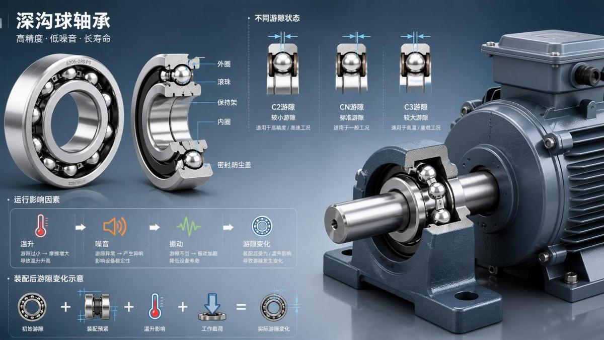 Deep Groove Ball Bearing Clearance Explained Deep Groove Ball Bearing Clearance Explained