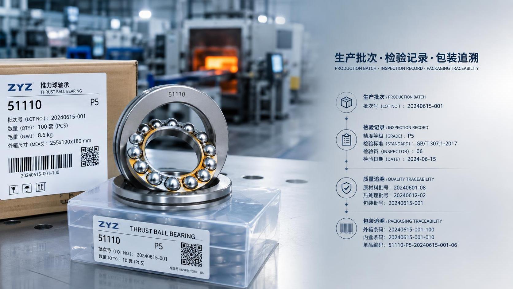How to verify manufacturing traceability at a bearing supplier in China