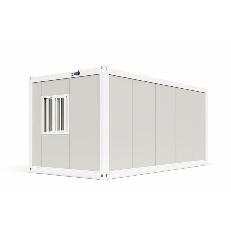 Flat-pack container houses 