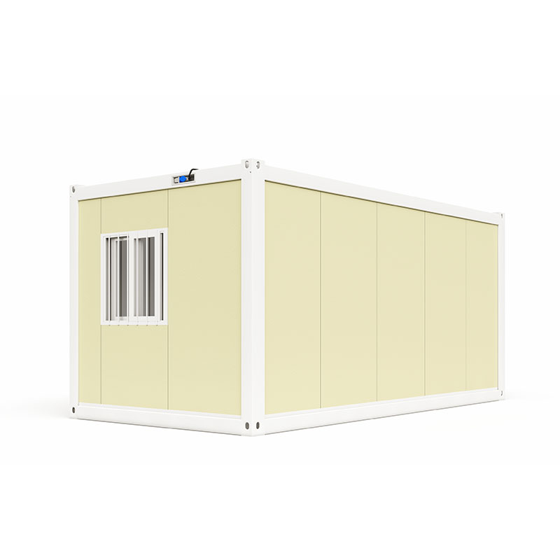 Flat-pack container houses 