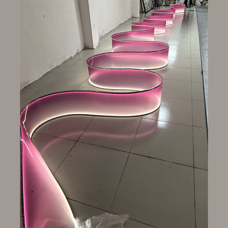 Pink Gradient Wedding Celebration Exhibition Banquet Atmosphere Street Scenic Spots Museum Traditional Chinese Medicine Hall Decoration Ceiling Pendant Straps