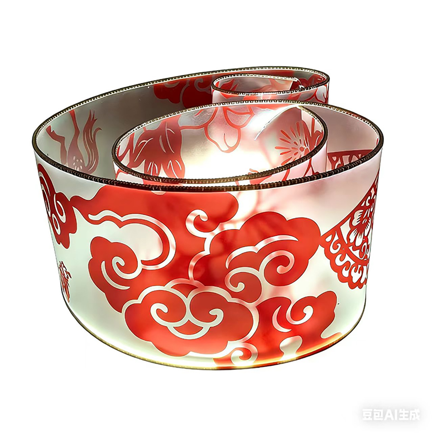 Translucent spray painted waterproof fire B1 level museum exhibition LED ceiling decoration luminous ceiling ribbon