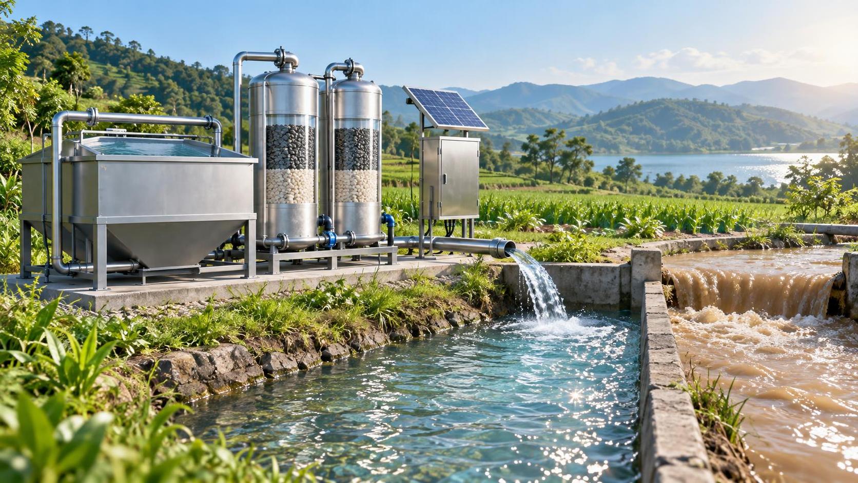 Small Water Purification System Performance Under Variable Turbidity: Real-World Data from Off-Grid Agricultural Communities