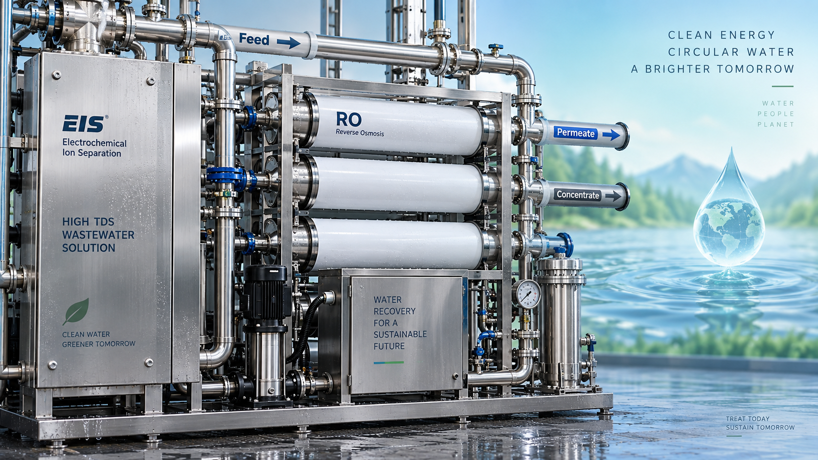 Cómo los equipos industriales de purificación de agua gestionan efluentes con alto TDS procedentes de instalaciones de procesamiento de alimentos