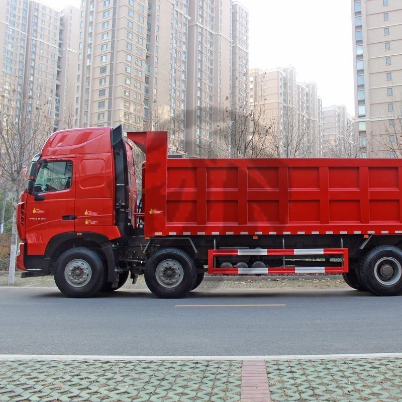 Sinotruk Howo T7H 540HP Heavy Duty Truck 8x4 8.5m Dump Truck