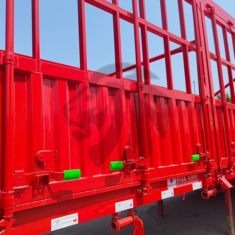 Fence Semi Trailer 60 Tons Cargo Transport Trailers