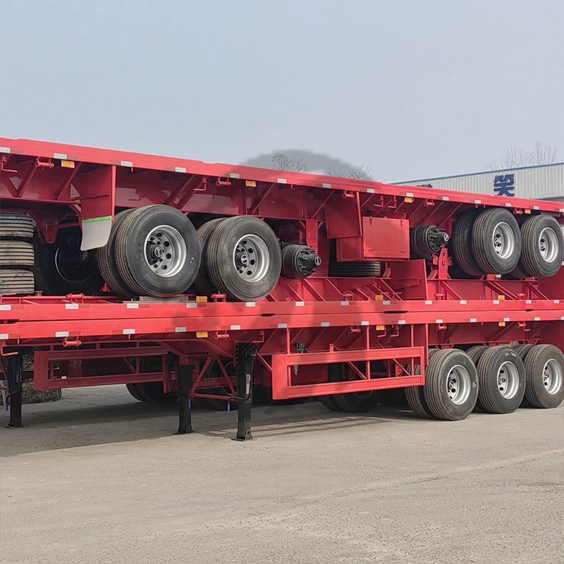 70 Ton 4 Axle Flatbed Trailer