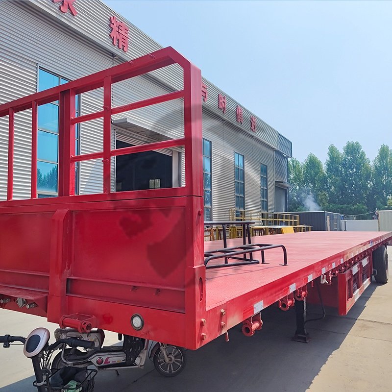 70 Ton 4 Axle Flatbed Trailer