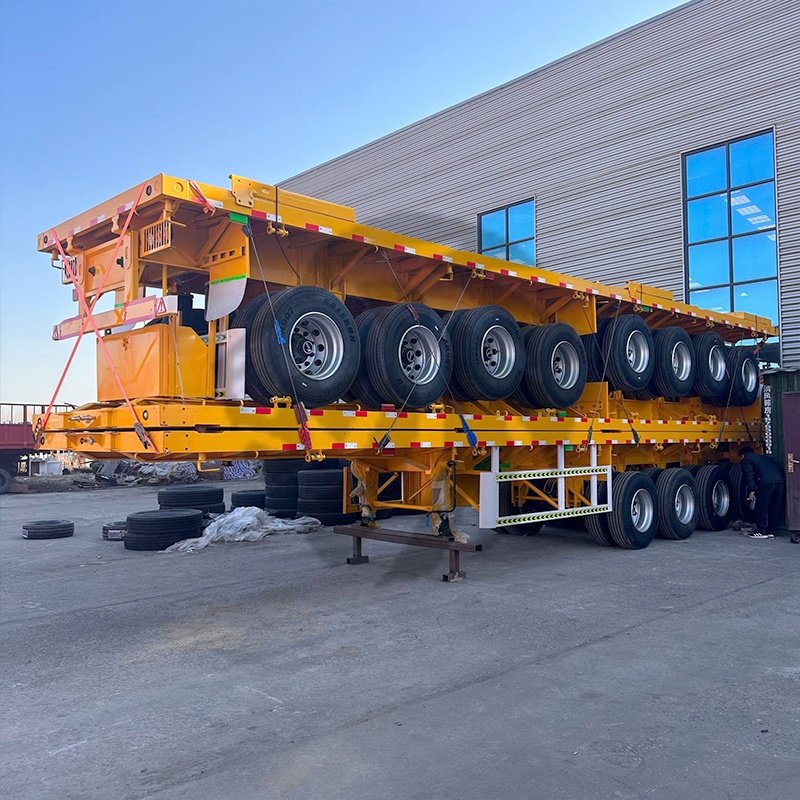 70 Ton 4 Axle Flatbed Trailer