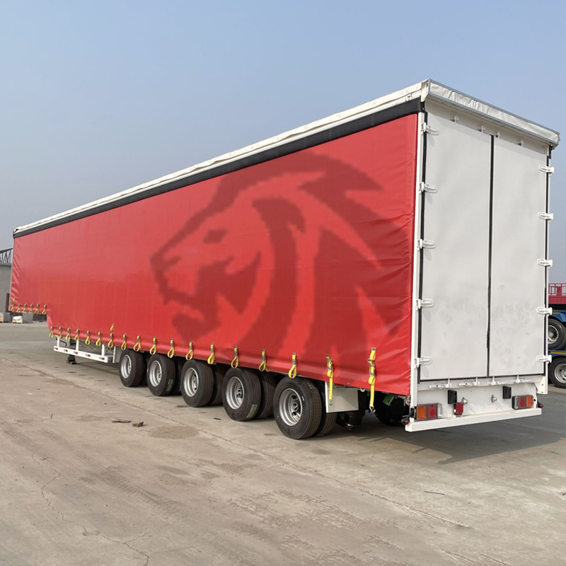 3 Axle Side Curtain Semi Trailer