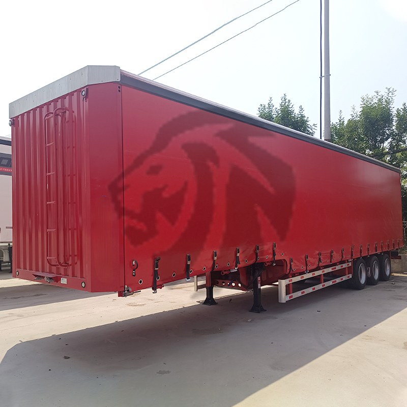 3 Axle Side Curtain Semi Trailer