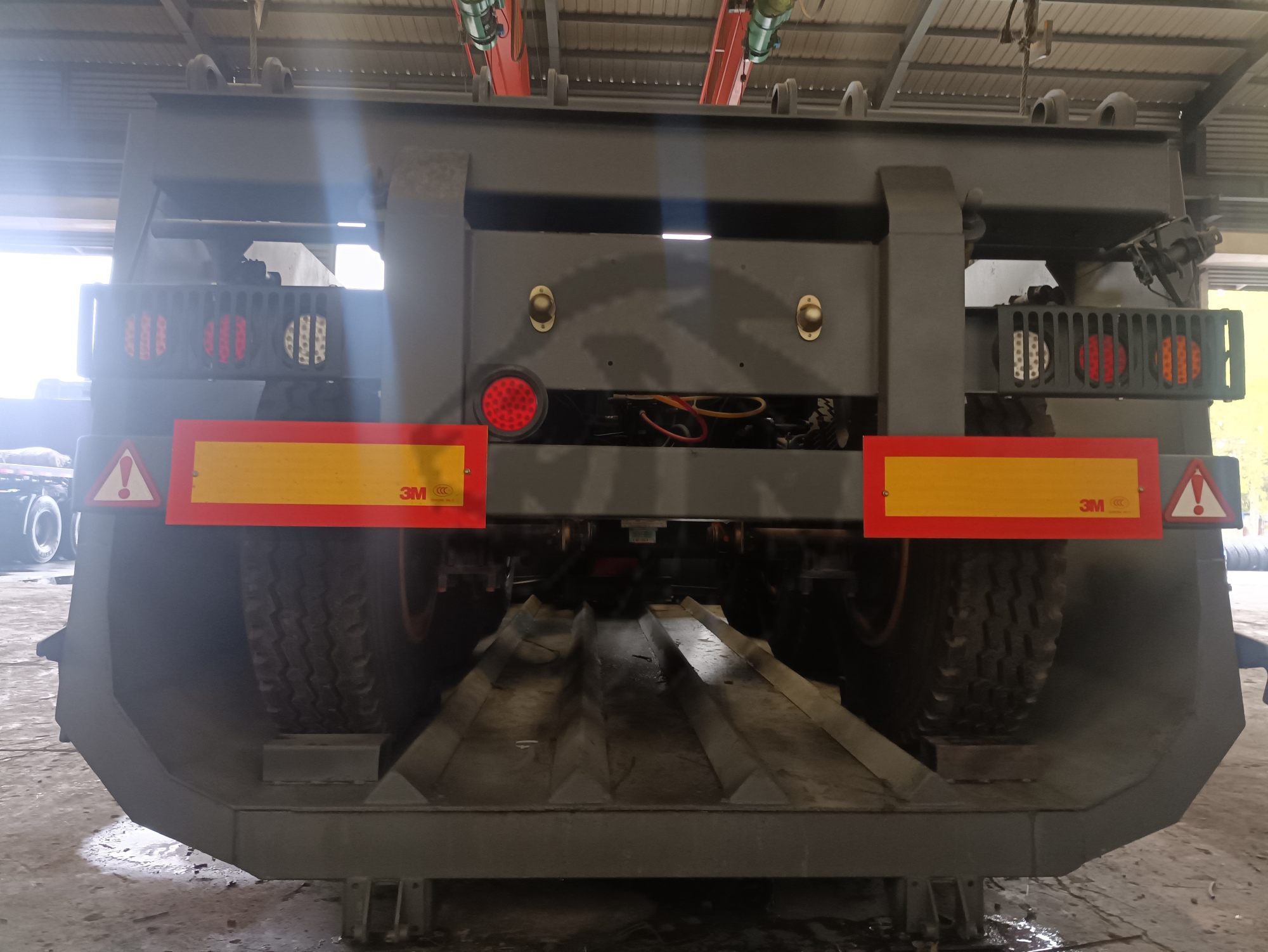 3 Axles 80 Tons U Shape Tipper Semi Trailer