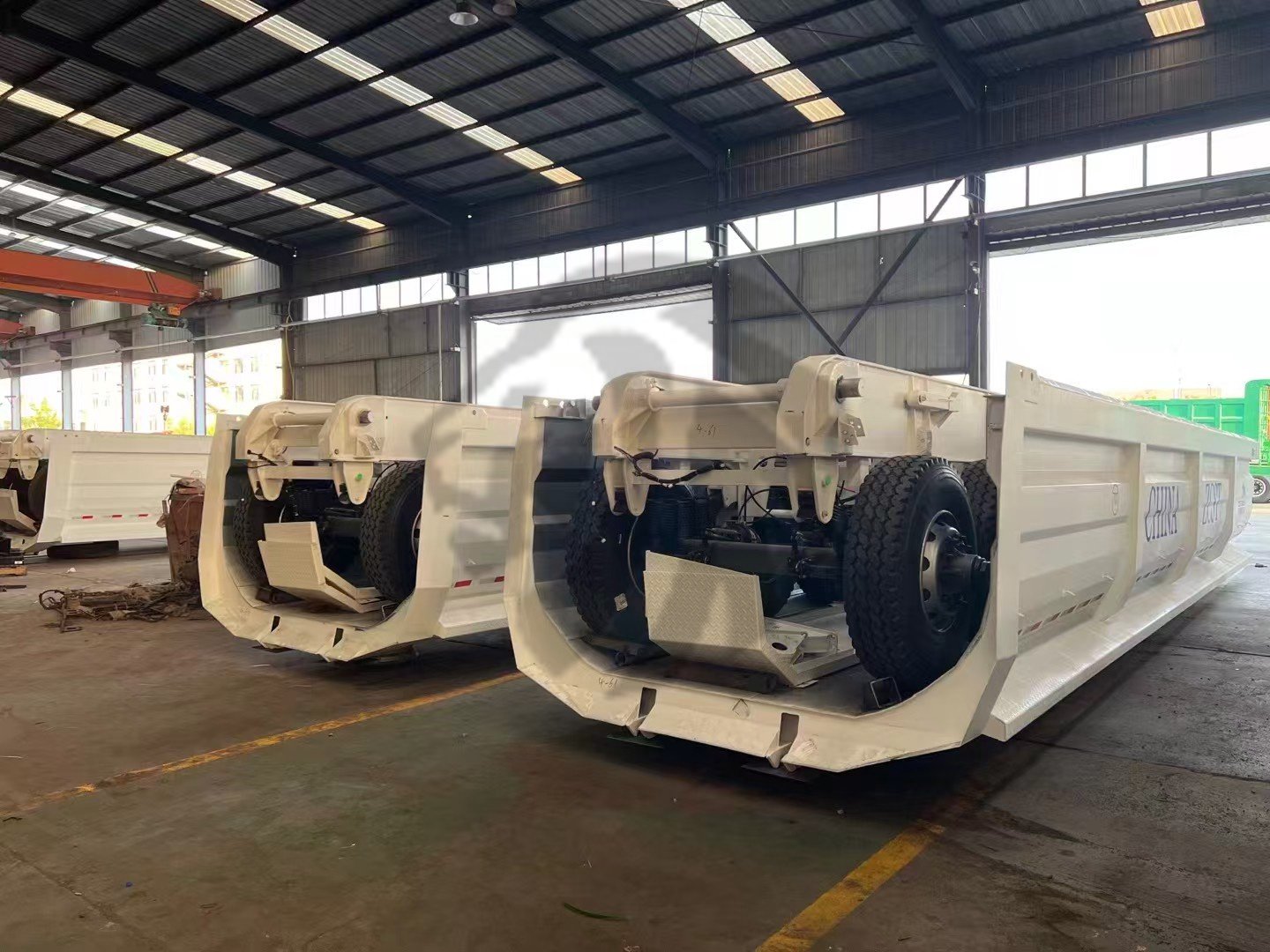 3 Axles 80 Tons U Shape Tipper Semi Trailer