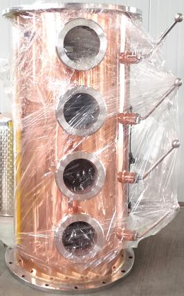 500L Équipement de distillation d'alcool à reflux pour vodka et gin