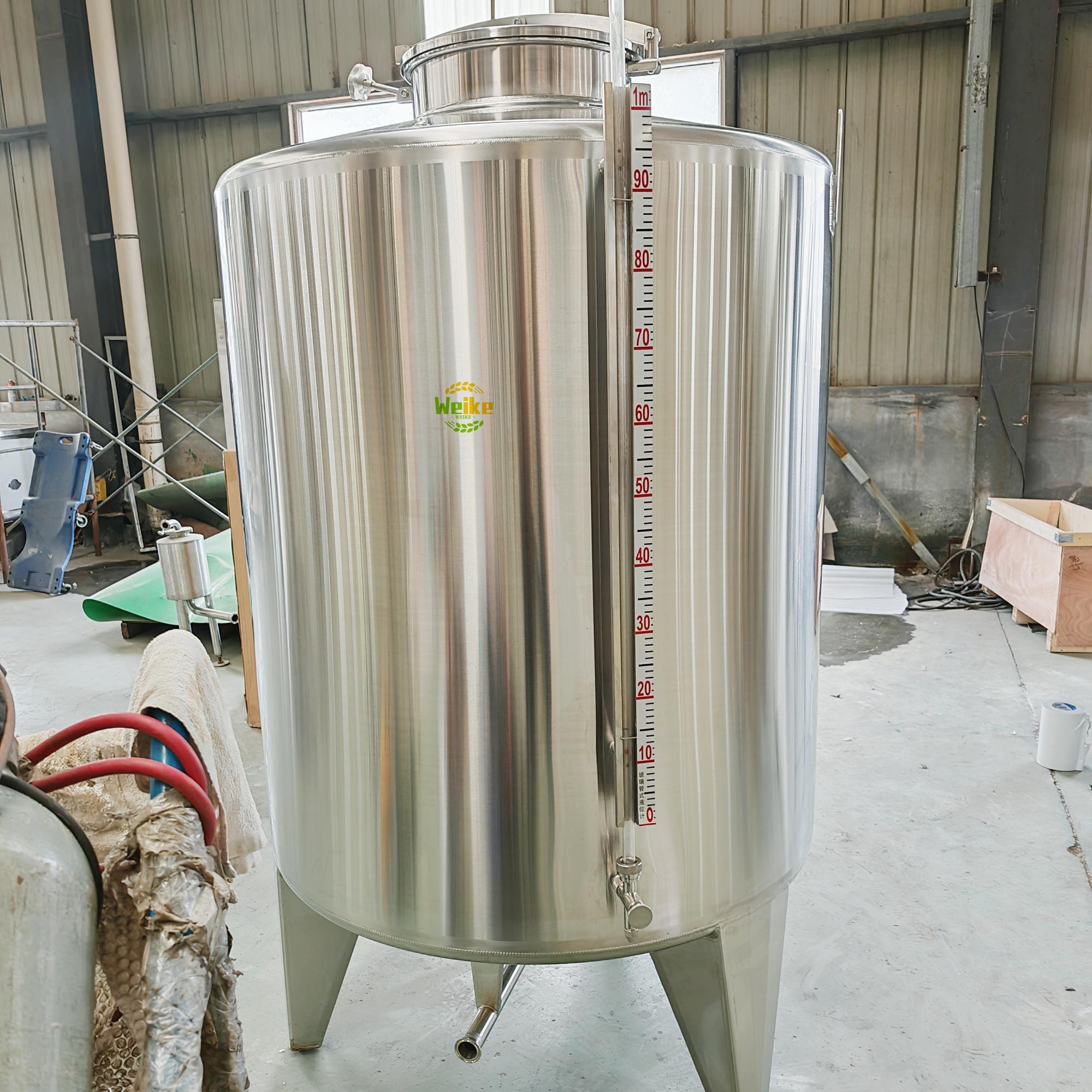 tanques de armazenamento de vinho em aço inoxidável