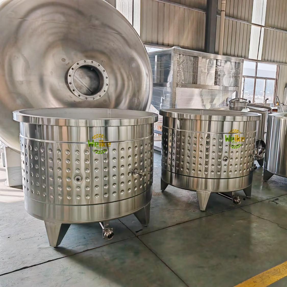 Tanques de fermentação aberta de tequila de 2000L