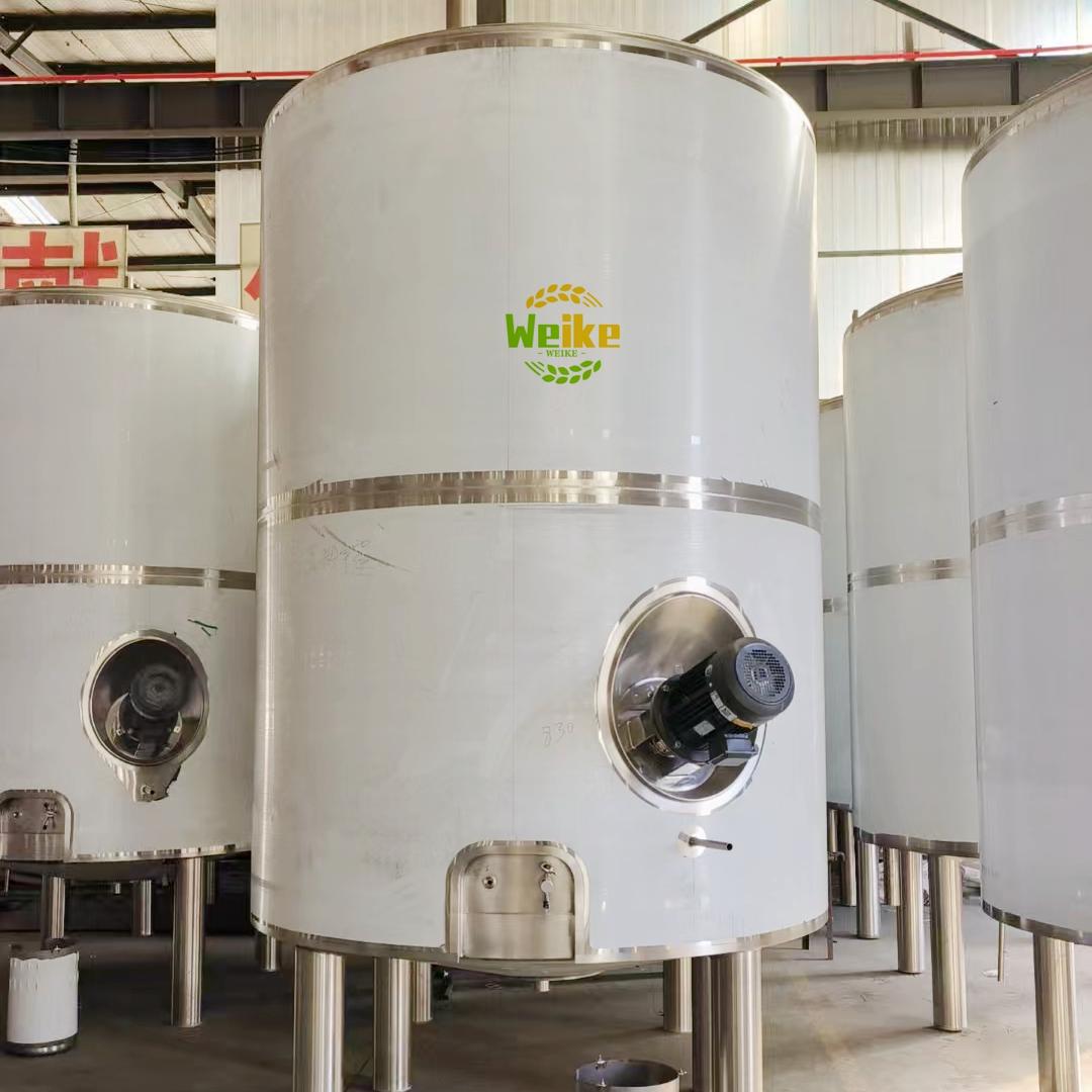 tanques de mistura de leite em aço inoxidável