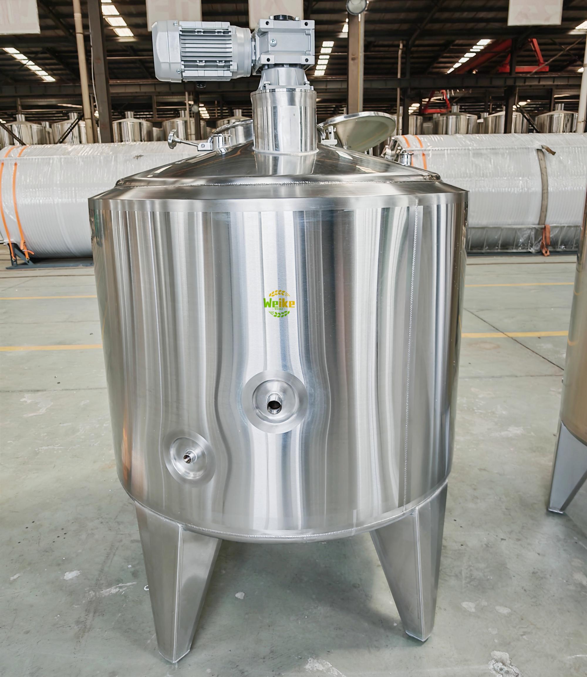 tanques de mistura de aço inoxidável para bebidas