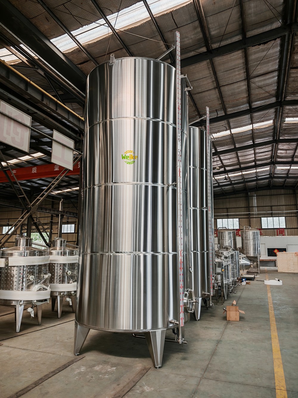 20000L tanques de armazenamento de vinho em aço inoxidável