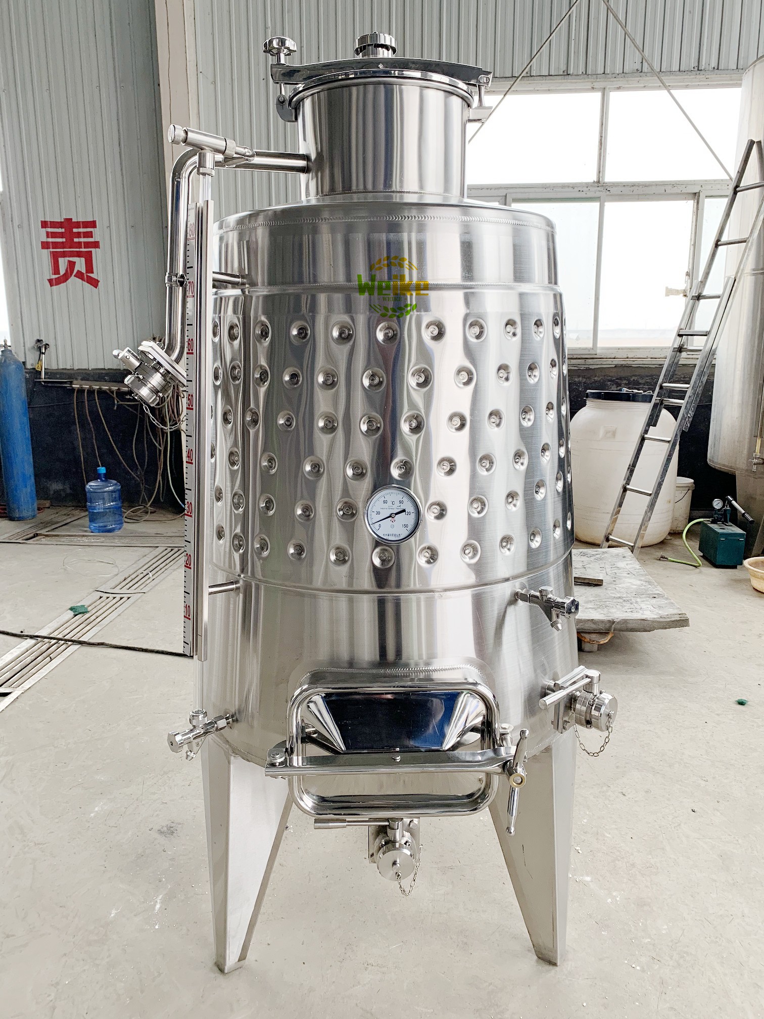 Fermentador de vinho cônico de 1500L