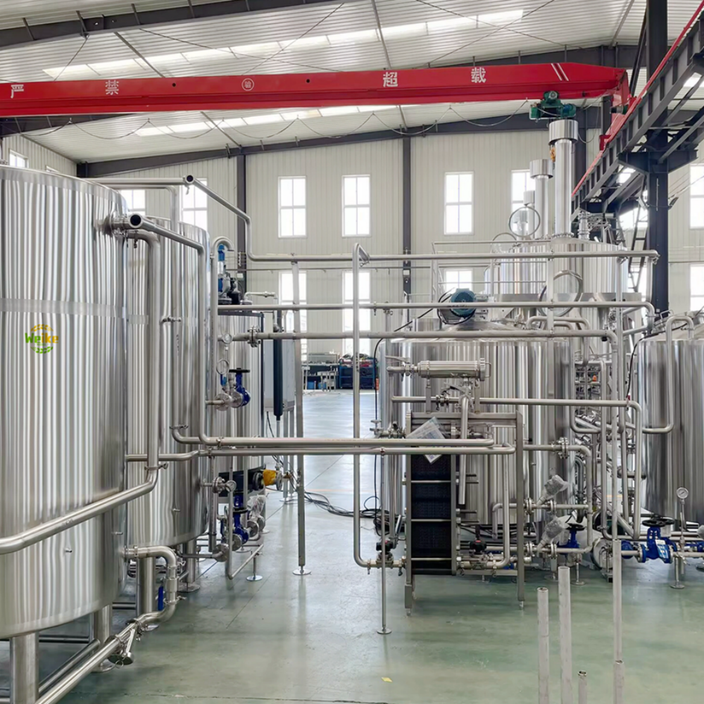 equipamento de cervejaria de três vasos