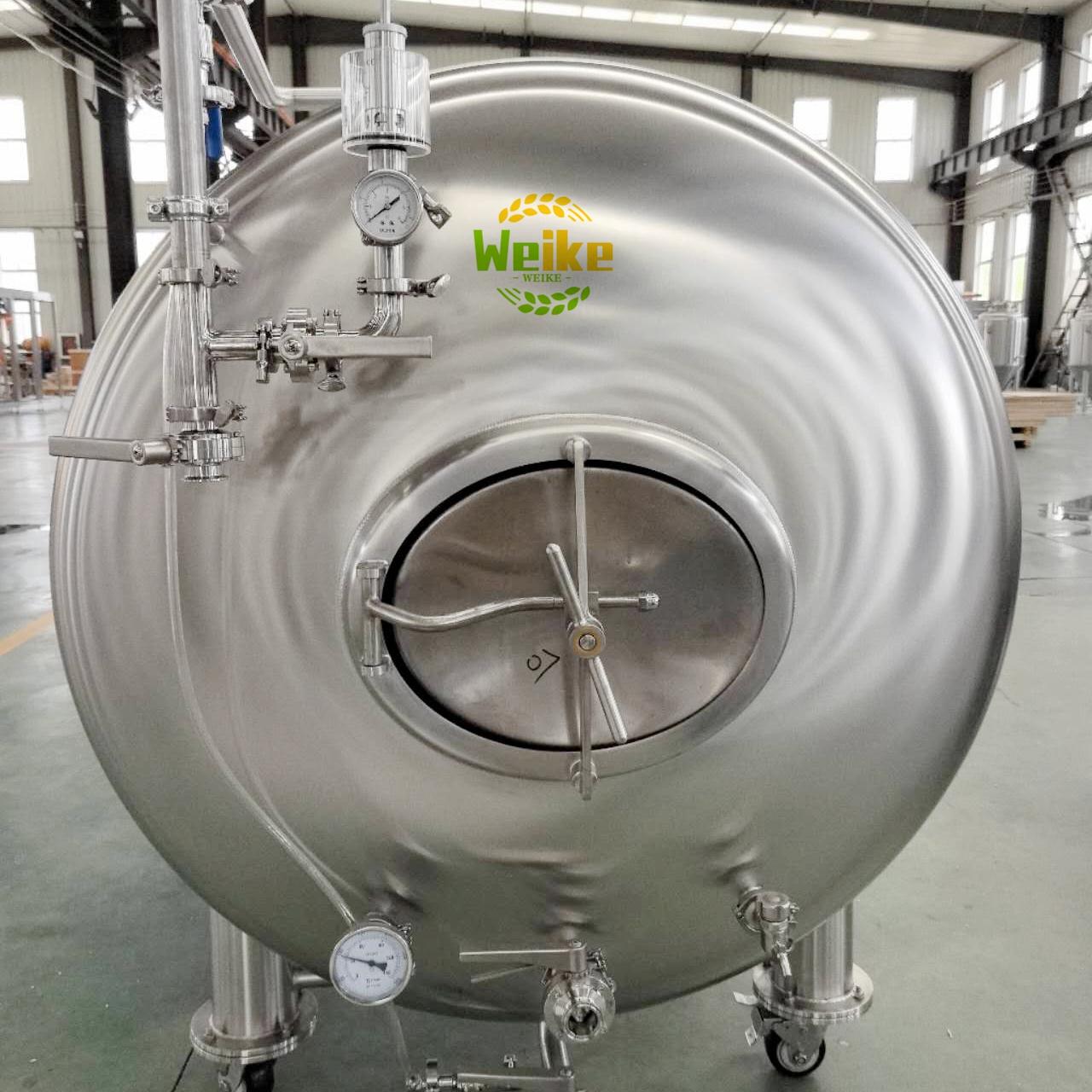 Tanque horizontal de cerveja brilhante 1000L