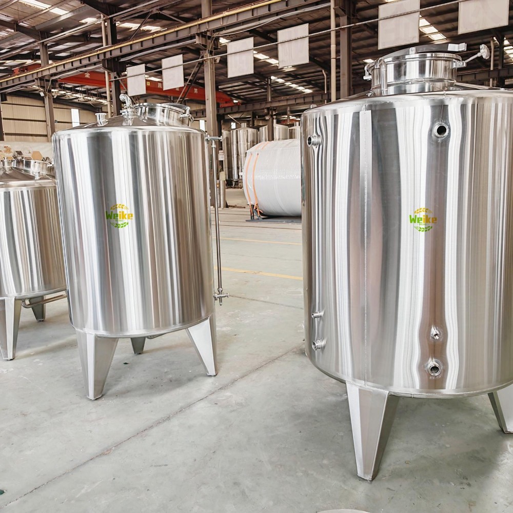 Tanques de armazenamento de suco de aço inoxidável 1000L