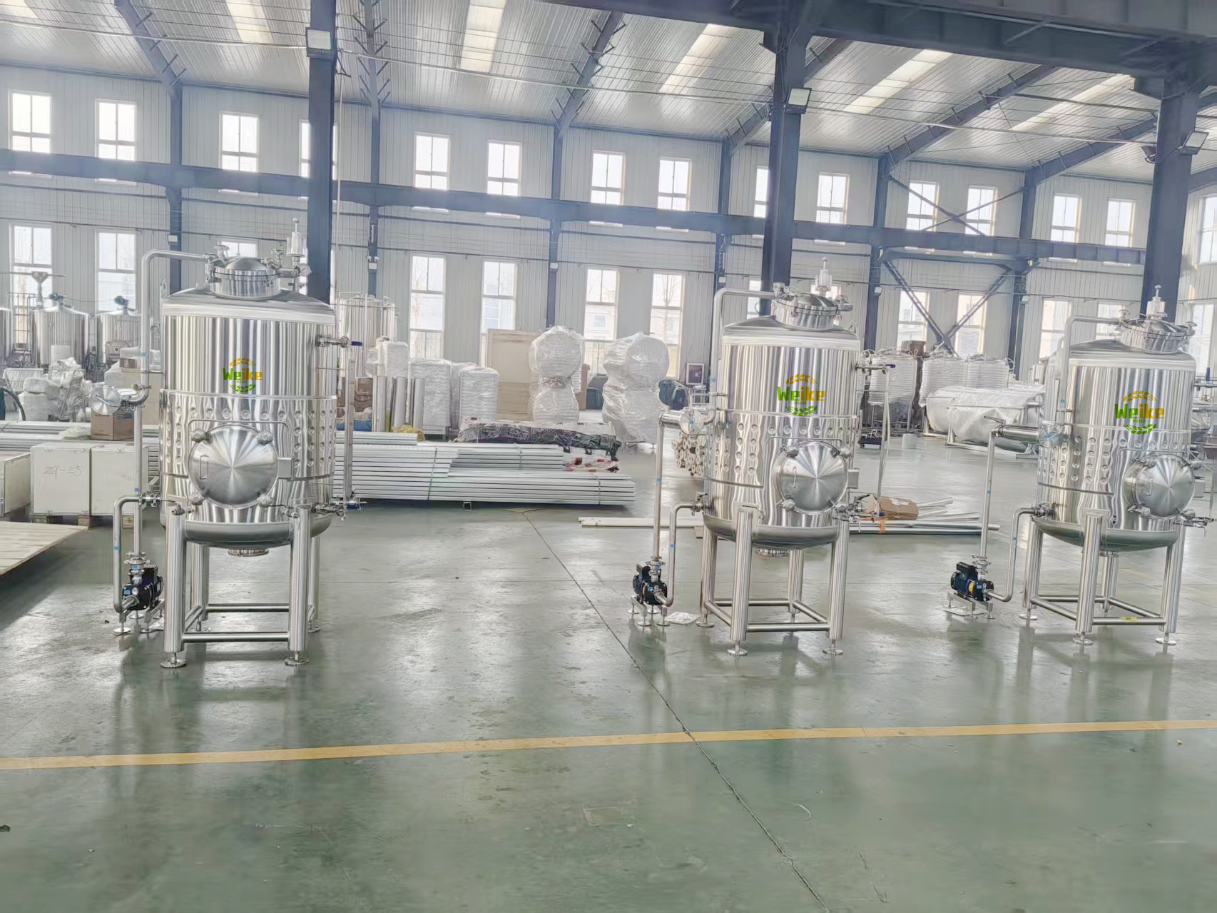 tanques de infusão de chá