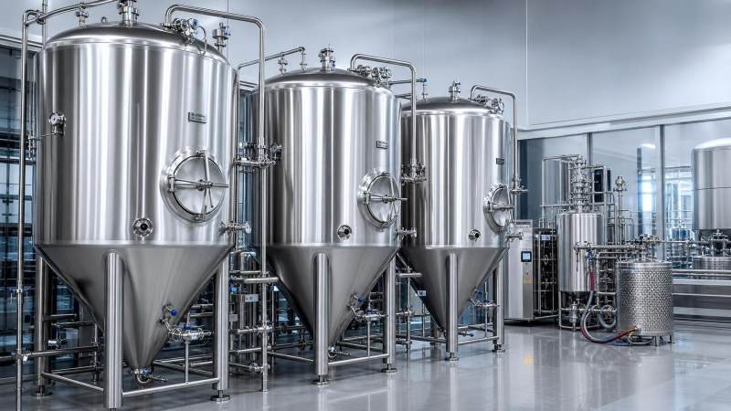 Stainless Steel Fermentation Tanks for Beer and wine