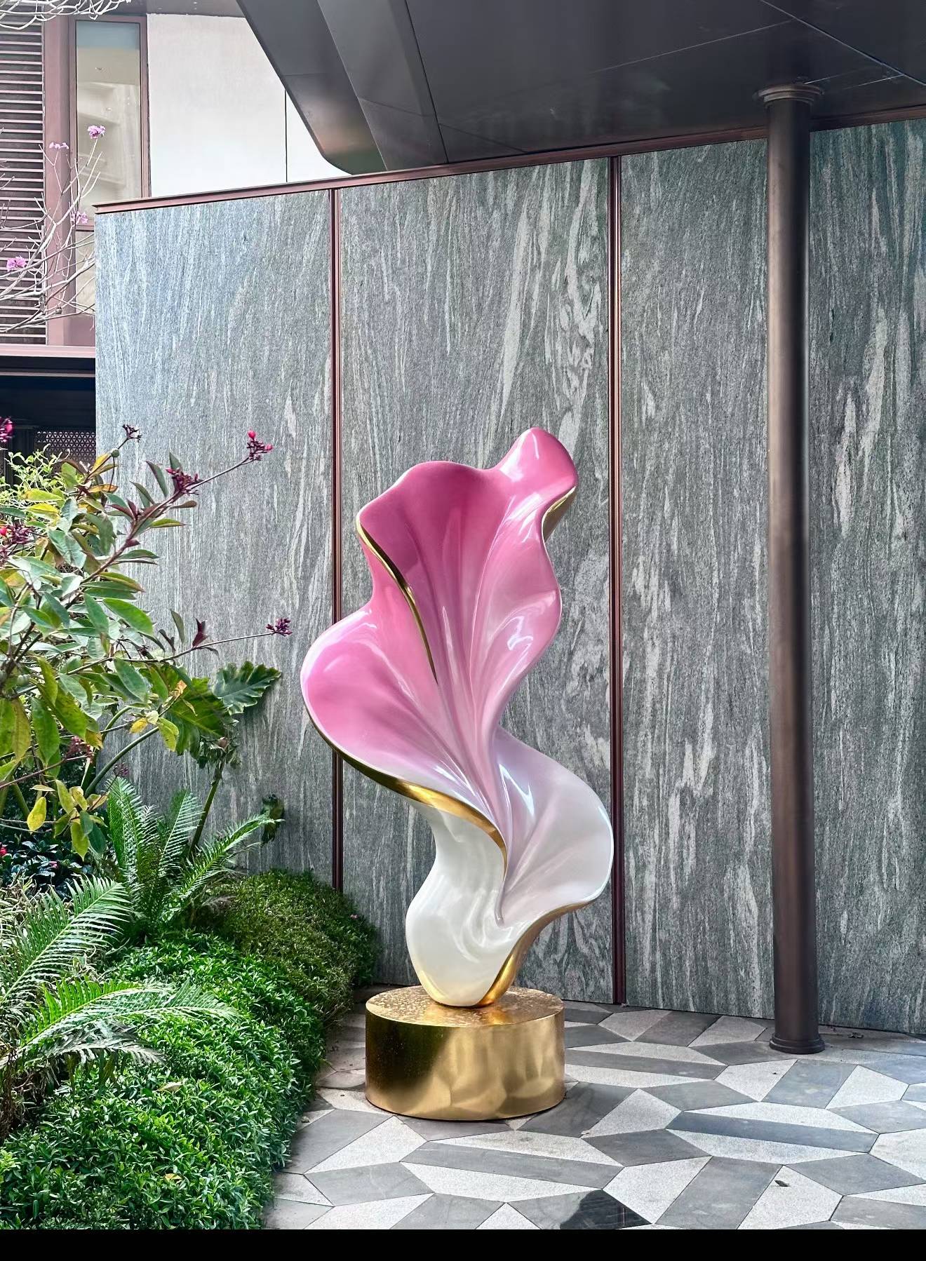 Stainless steel sculpture