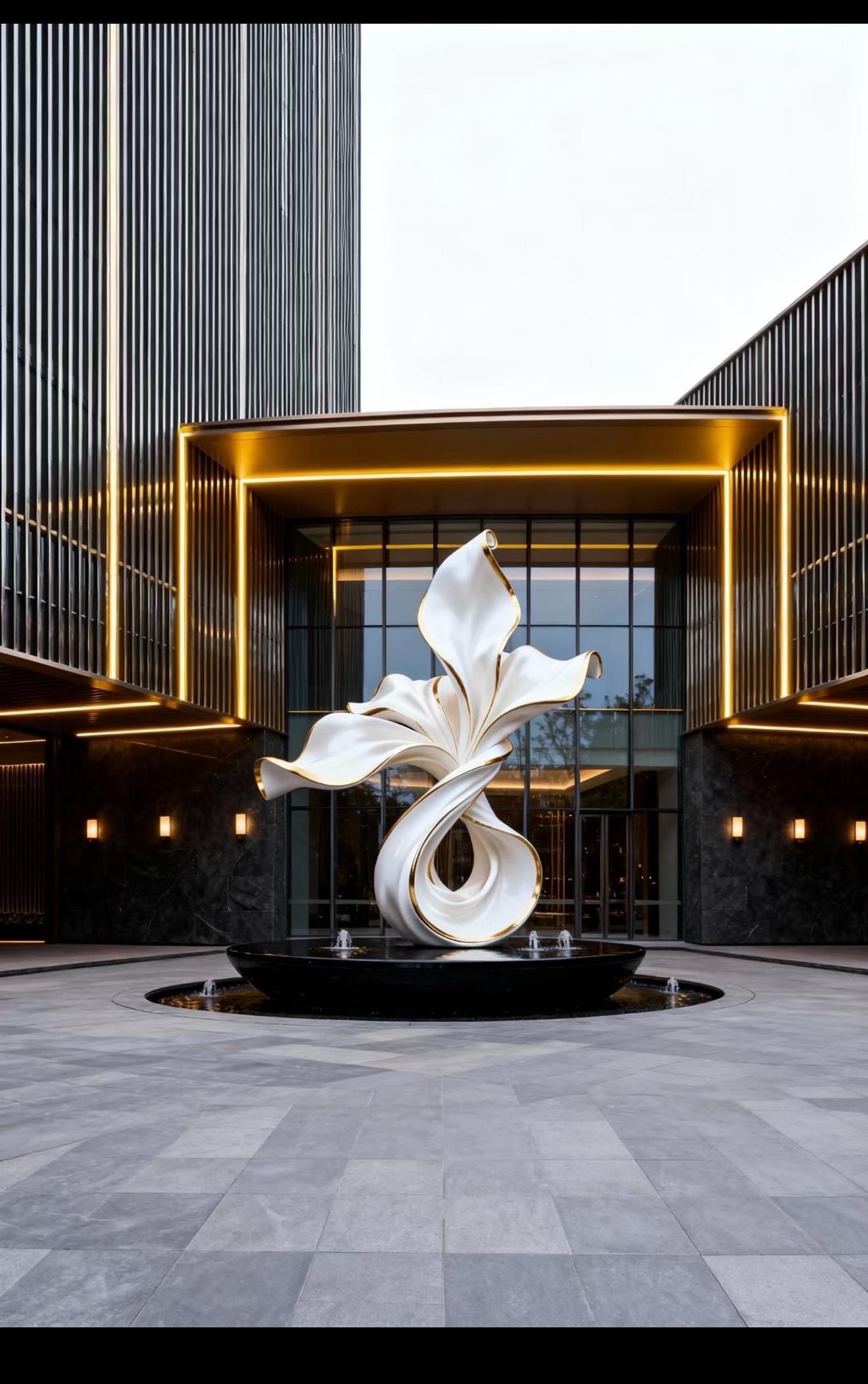 Stainless steel sculpture