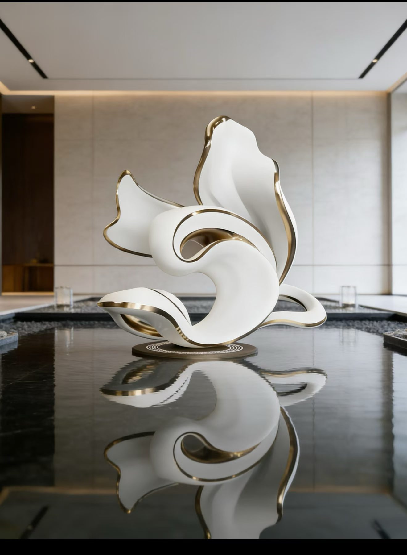 Stainless steel sculpture