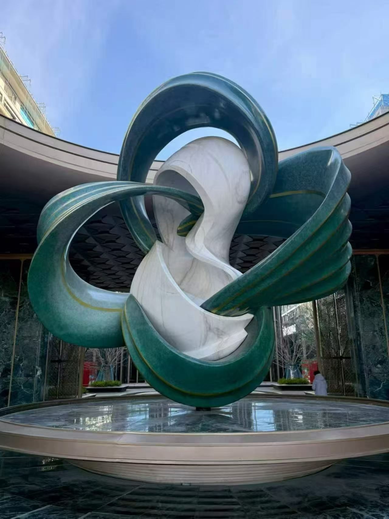 Stainless steel sculpture