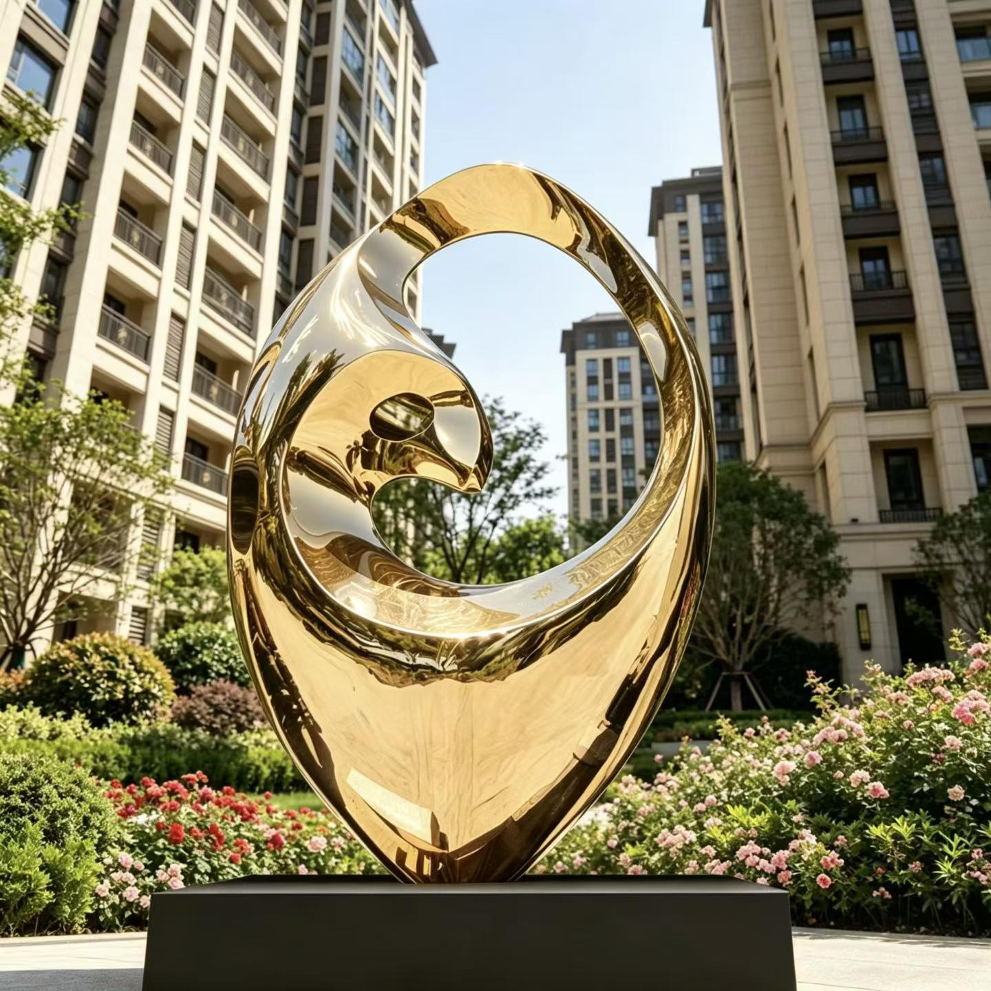 Stainless steel sculpture