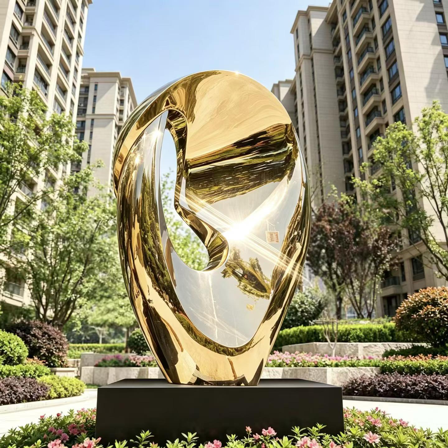 Stainless steel sculpture