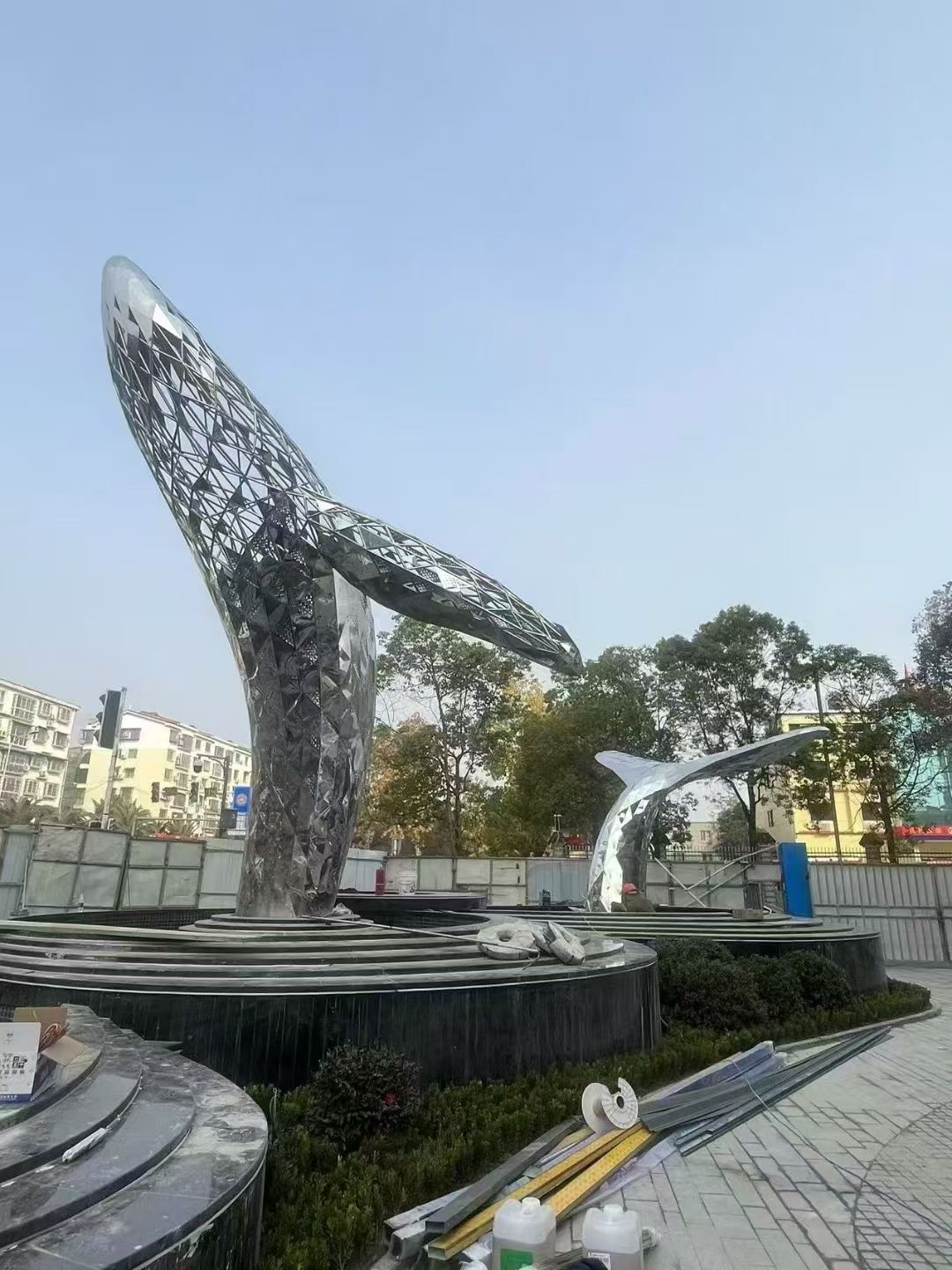Stainless steel sculpture
