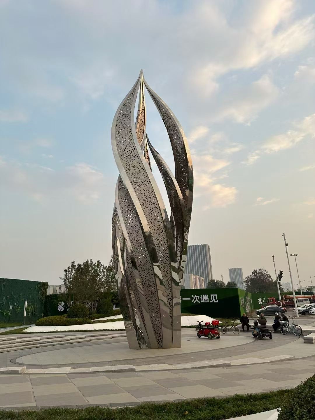 Stainless steel sculpture