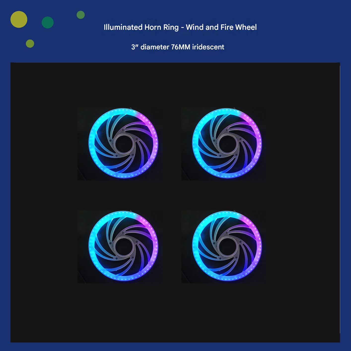 3-inch wind and fire wheel