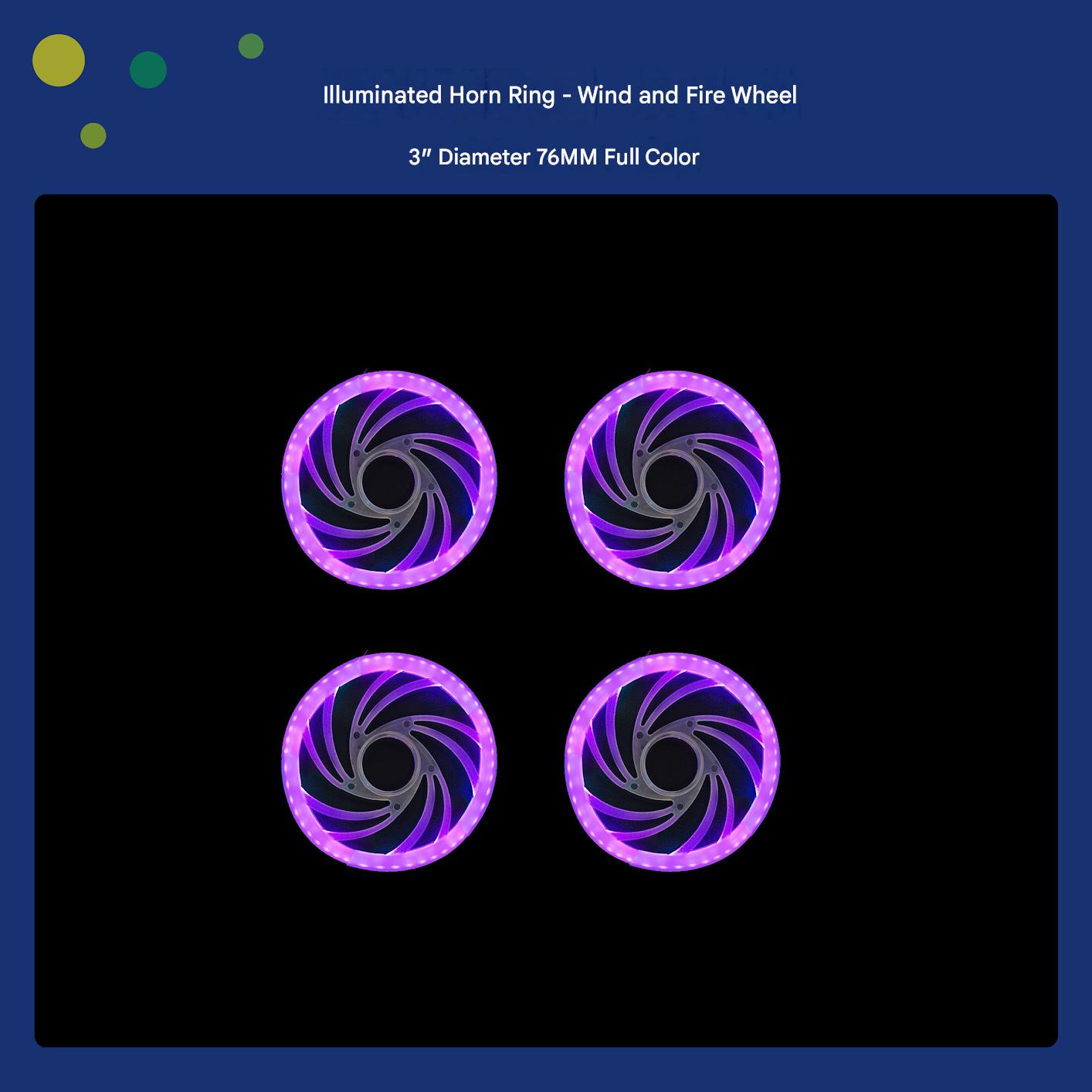 3-inch wind and fire wheel