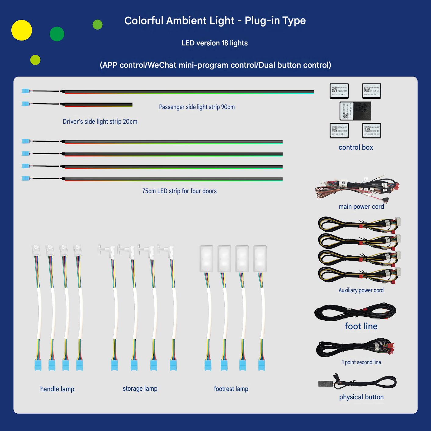 Universal Colorful Atmosphere Lamp /Universal Full Color Atmosphere Lamp