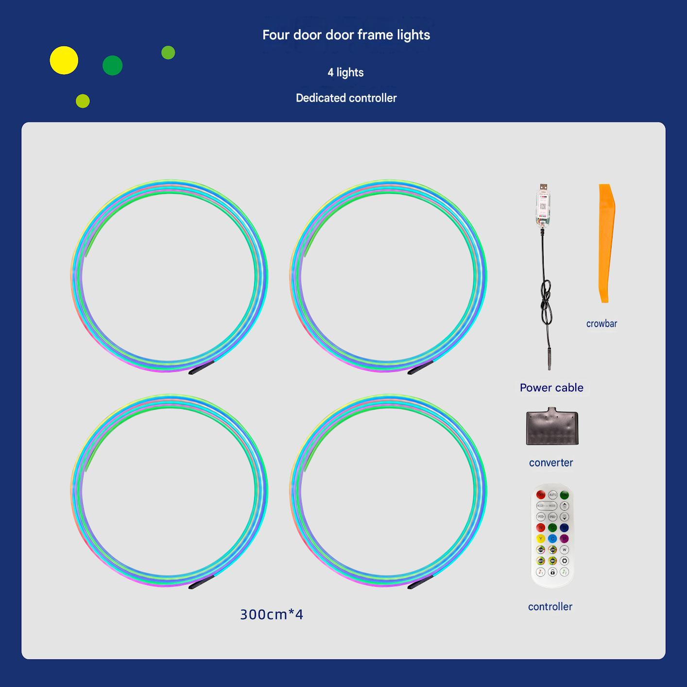 Four door frame lights