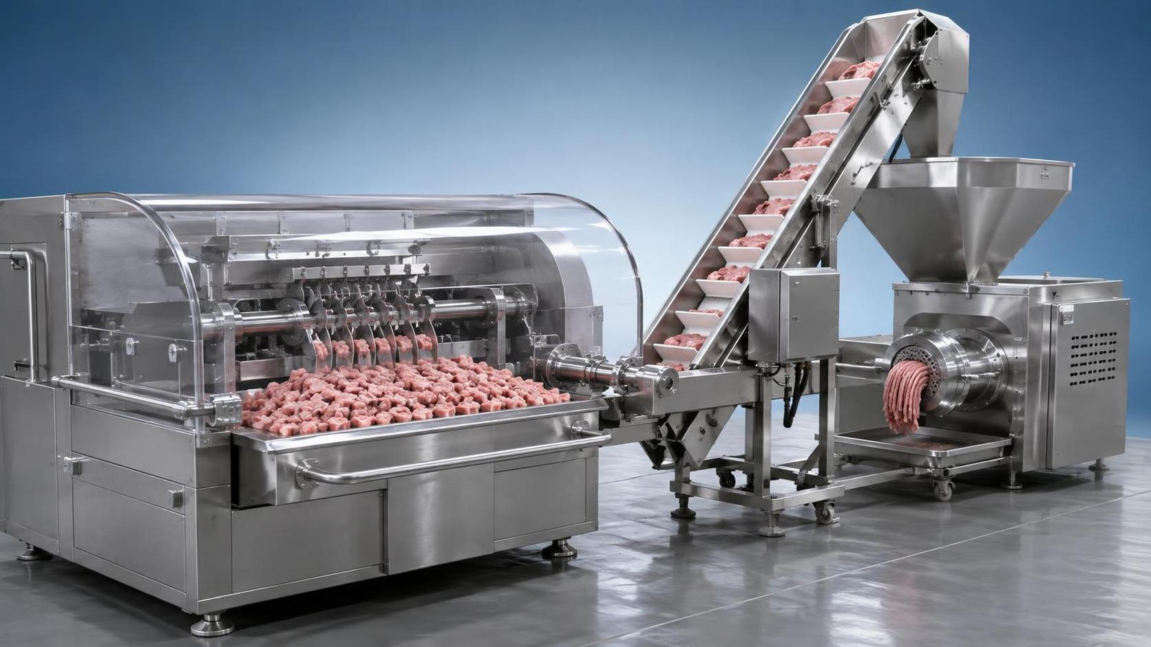 How to size a Fresh Meat Dicing Machine for meatball production