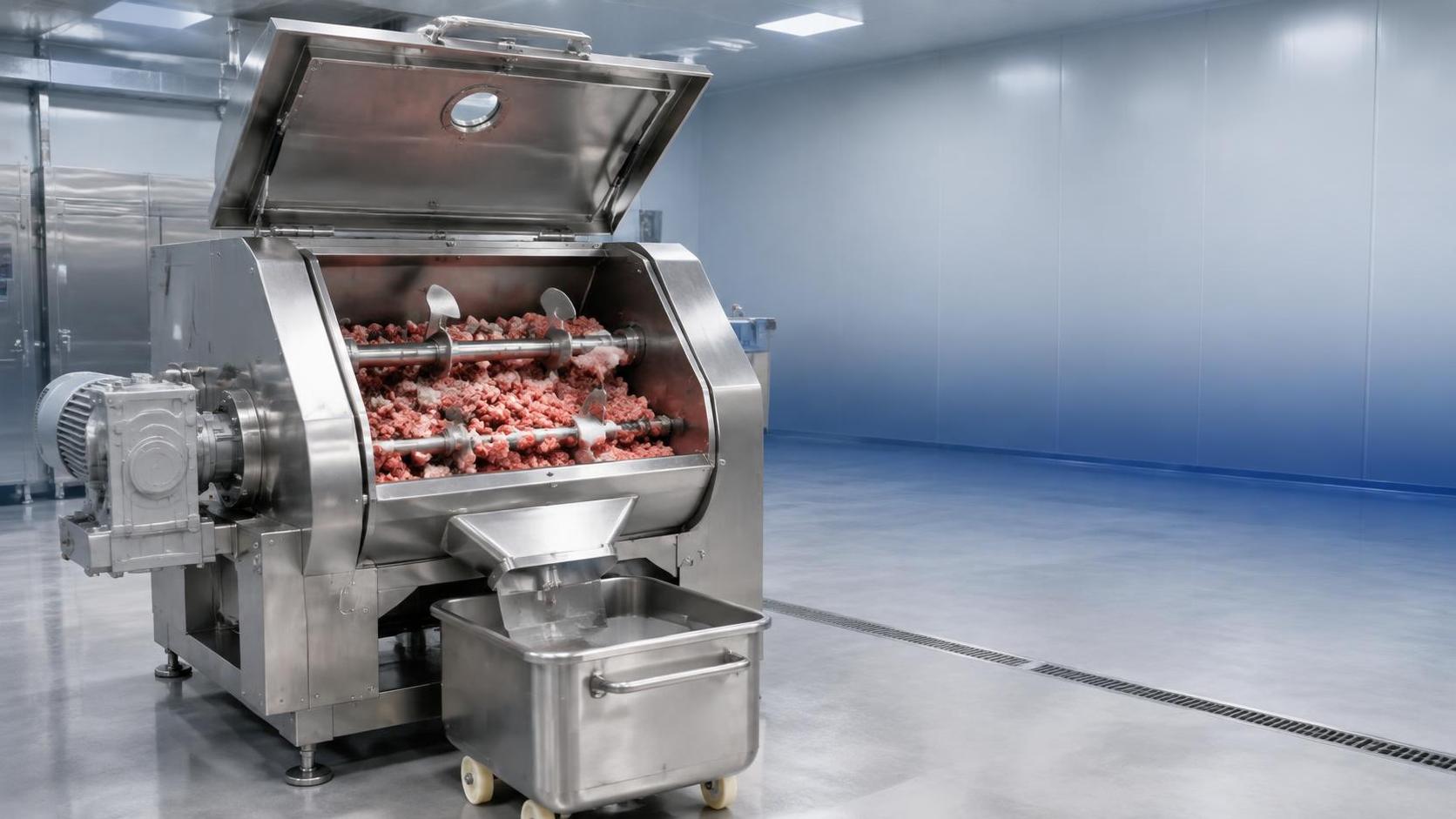 What to check when selecting a Meat Mixer for frozen meat processing