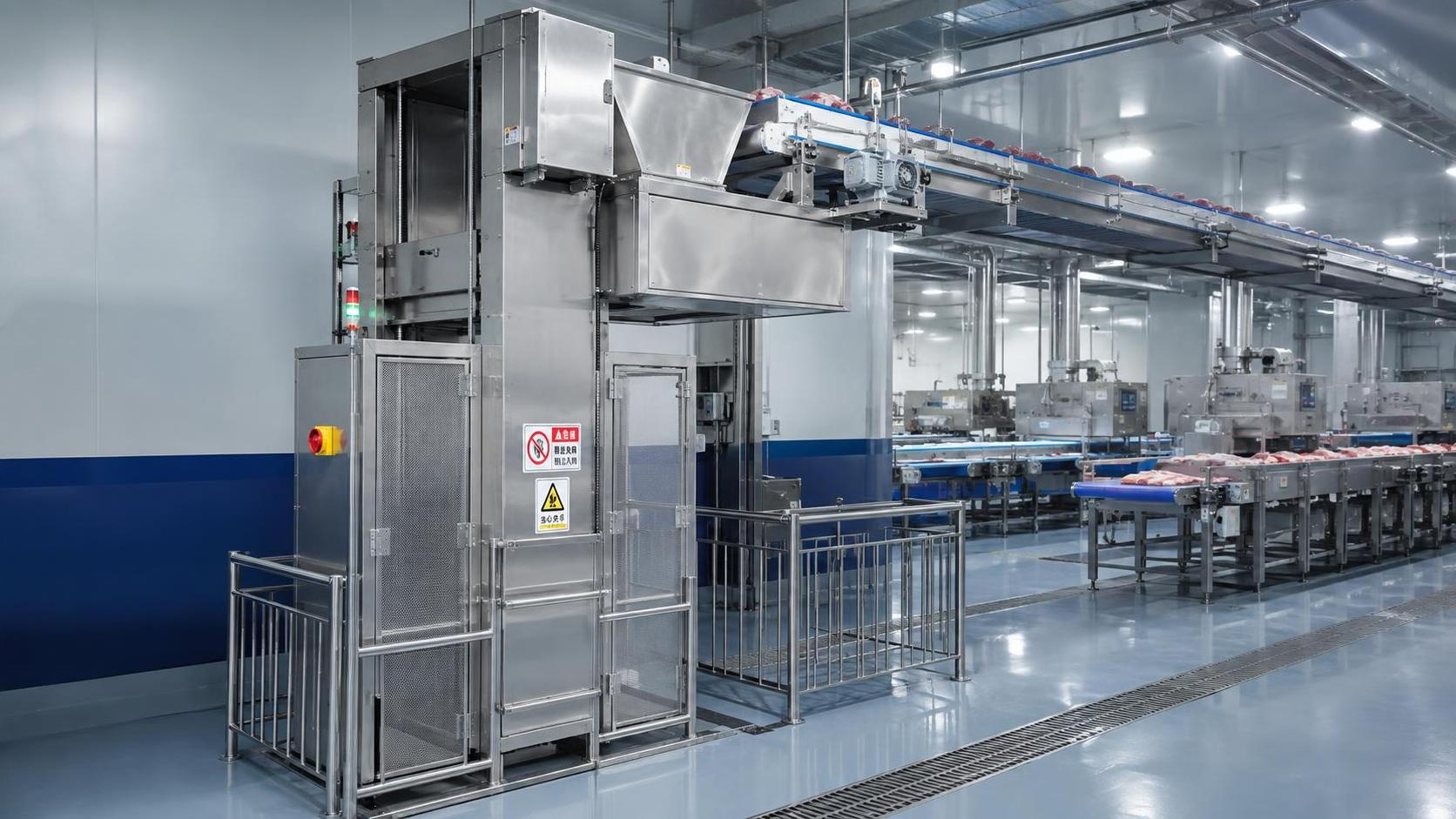 What CE certification should cover on a Meat Elevator?