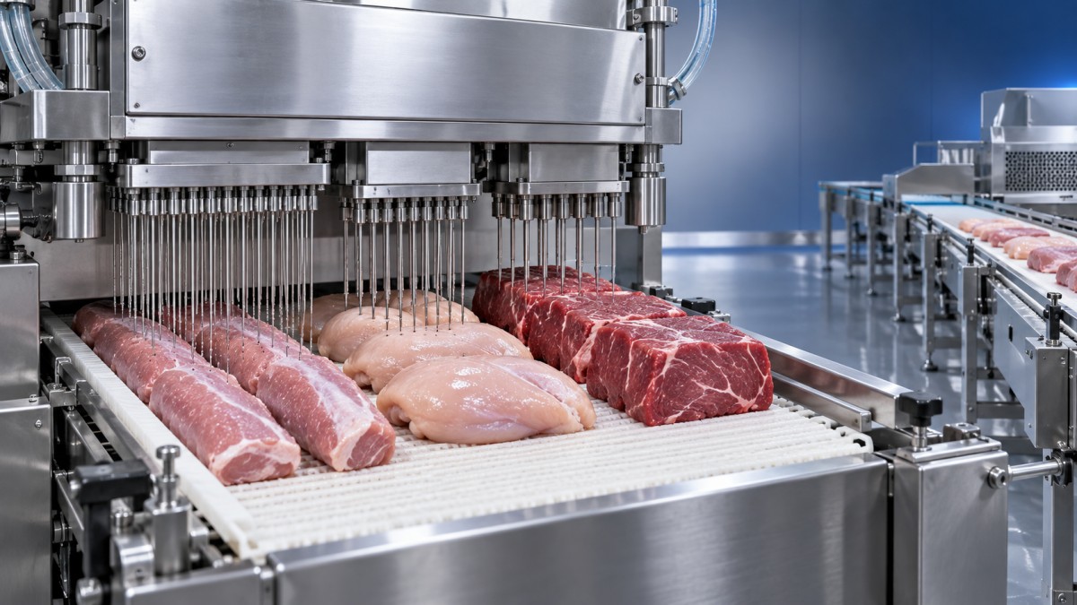 Selecting Saline Injection Machine Needle Density for Pork, Poultry, and Beef Selecting Saline Injection Machine Needle Density for Pork, Poultry, and Beef